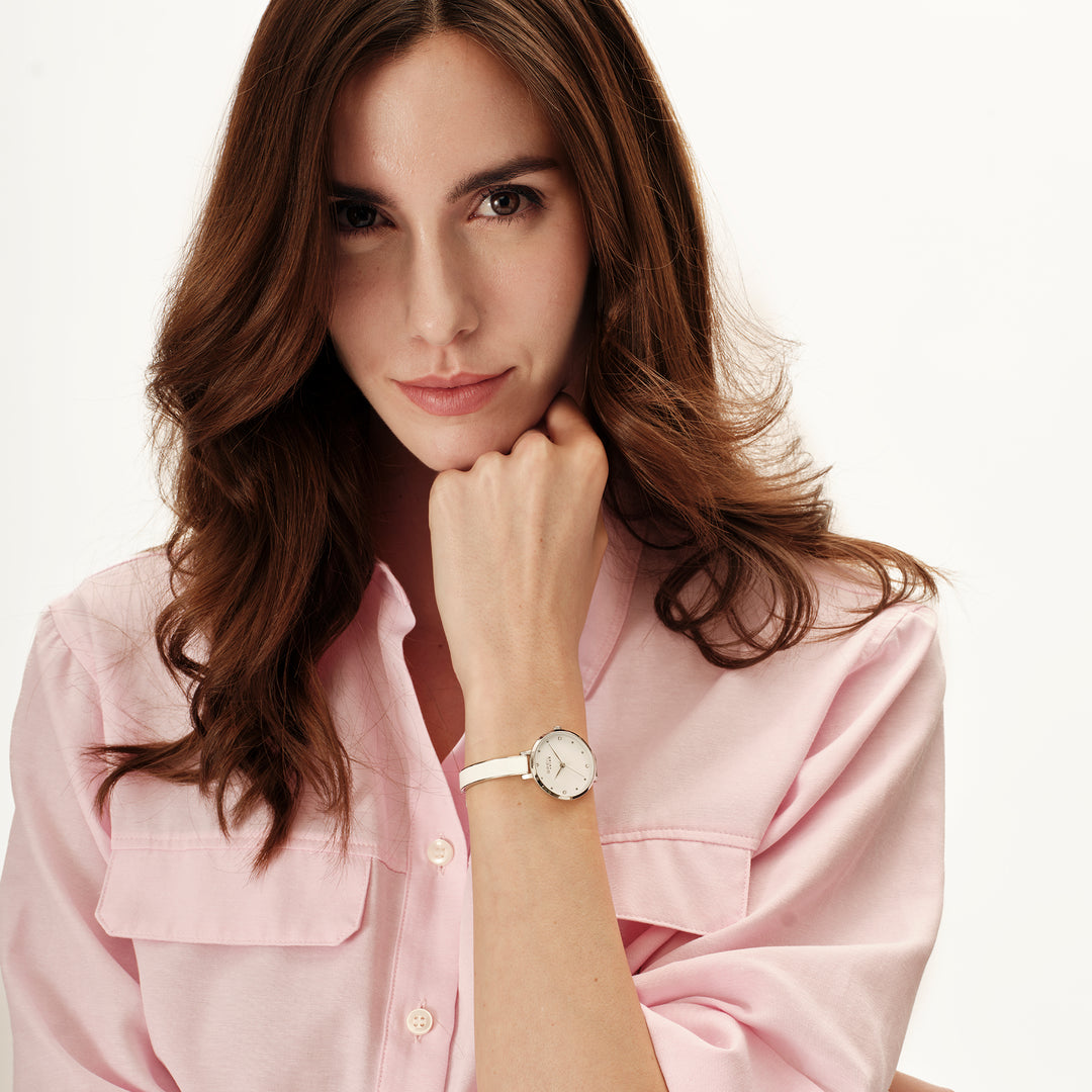 Montre Breil Sorbet Time 30 mm acier quartz blanc EW0826