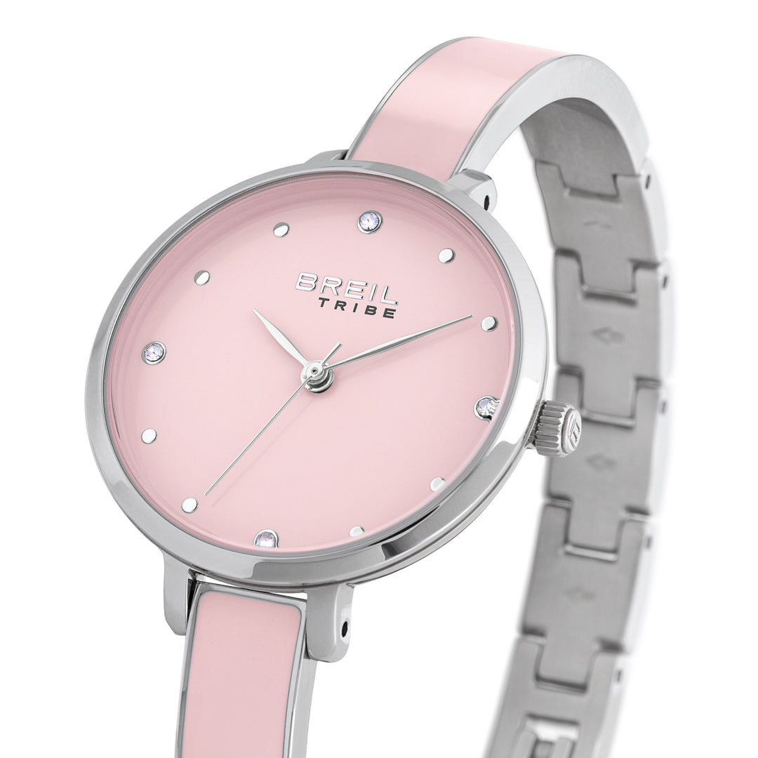 Montre Breil Sorbet Time 30 mm acier quartz rose EW0829