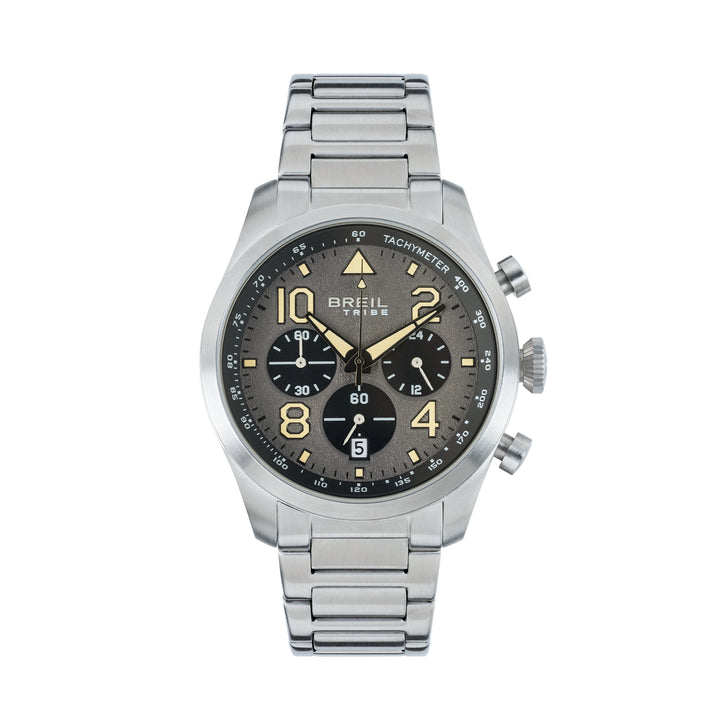 Breil Recon Chrono Uhr 42 mm grauer Quarzstahl EW0839