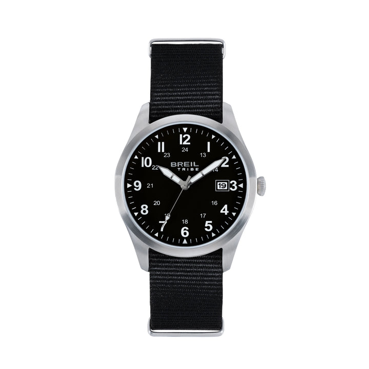 Montre Breil Recon 39mm acier quartz noir EW0841