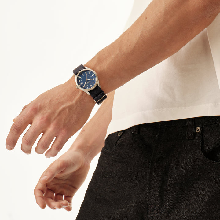 Montre Breil Recon 39mm acier quartz noir EW0841