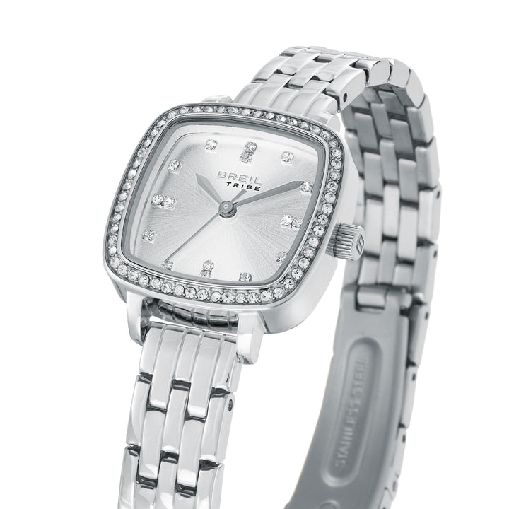 Breil Aurea horloge 23mm zilver quartz staal EW0848