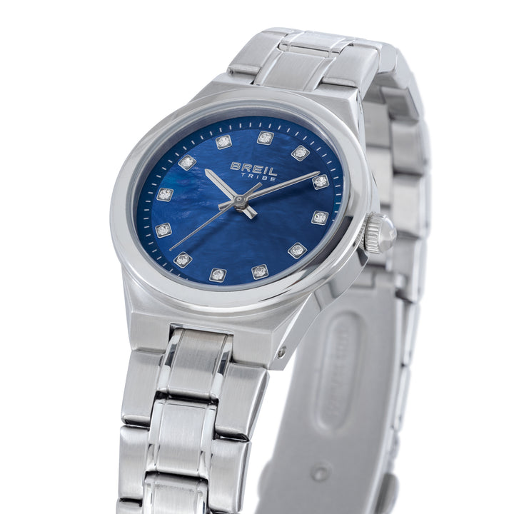 Montre Breil Fidji 30mm acier quartz bleu EW0854