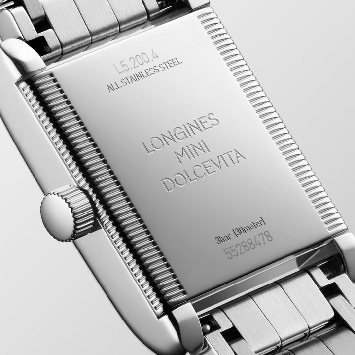 Longines Mini Dolcevita Watch 21.5x29mm Silver Quartz Steel L5.200.4.75.6