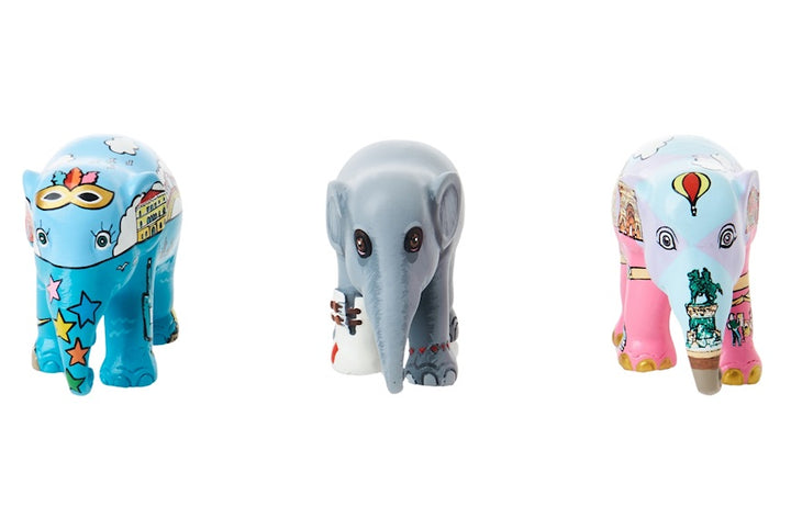 Elephant Parade multipack elephants Bella Italia - Venice + Mosha Loves Italia + Milan