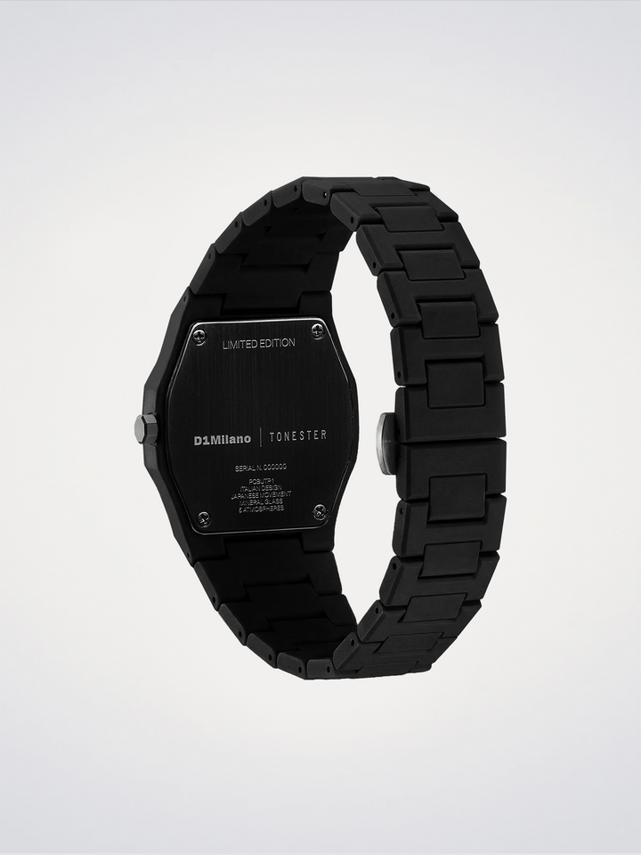 D1 Milano D1 x Tonester: Evening Galore Limited Edition horloge 40,5 mm D1-PCBUTP1