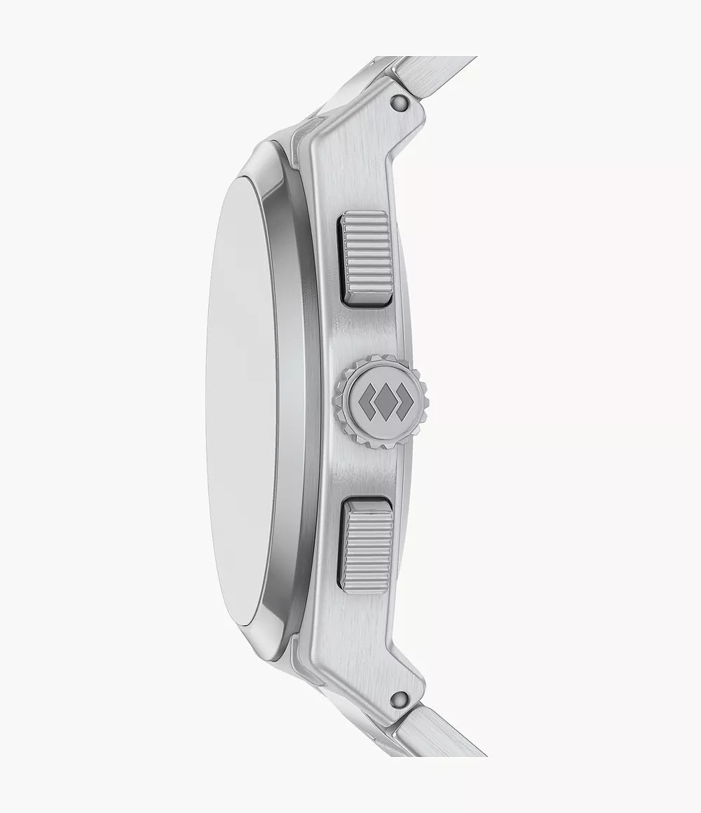 Fossile Uhr Everett Chrono 44 mm blauer Quarzstahl FS6154