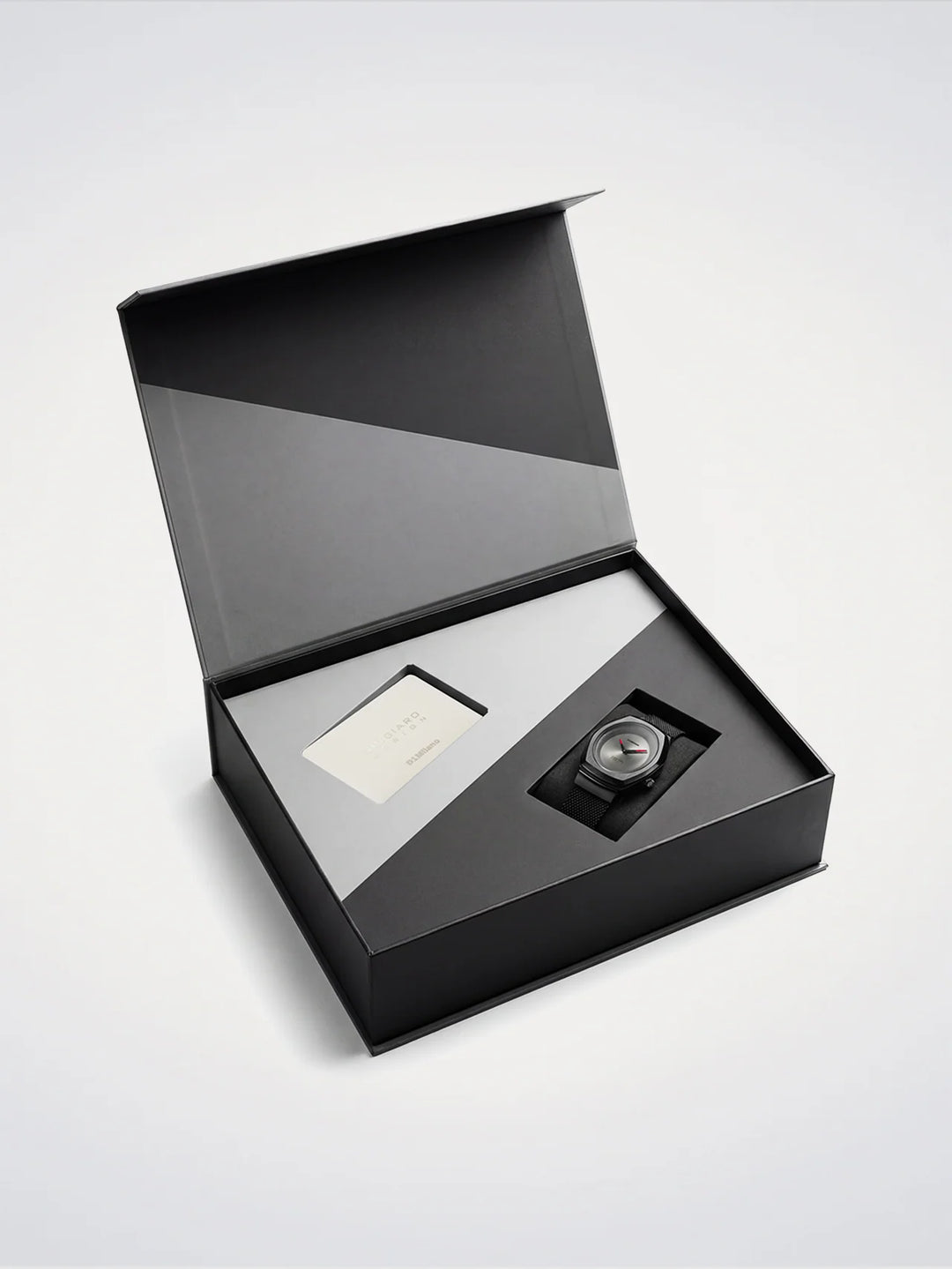 Montre D1 Milano Édition Limitée Giugiaro Design 40mm acier quartz gris D1-IDBJ01