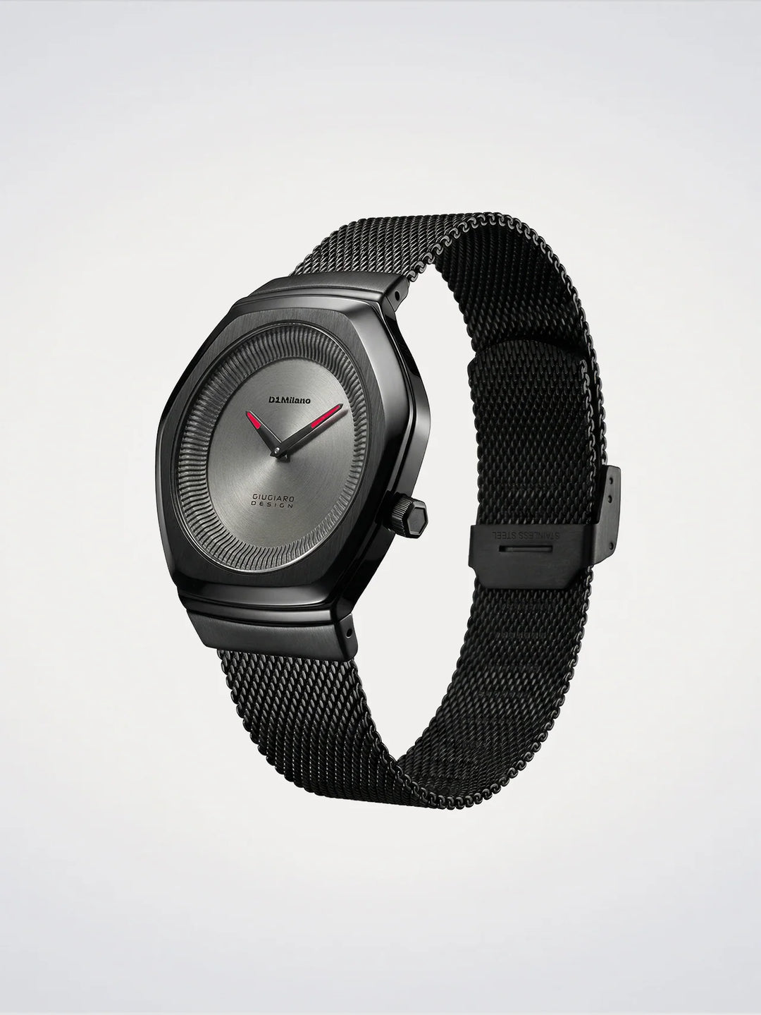 Montre D1 Milano Édition Limitée Giugiaro Design 40mm acier quartz gris D1-IDBJ01
