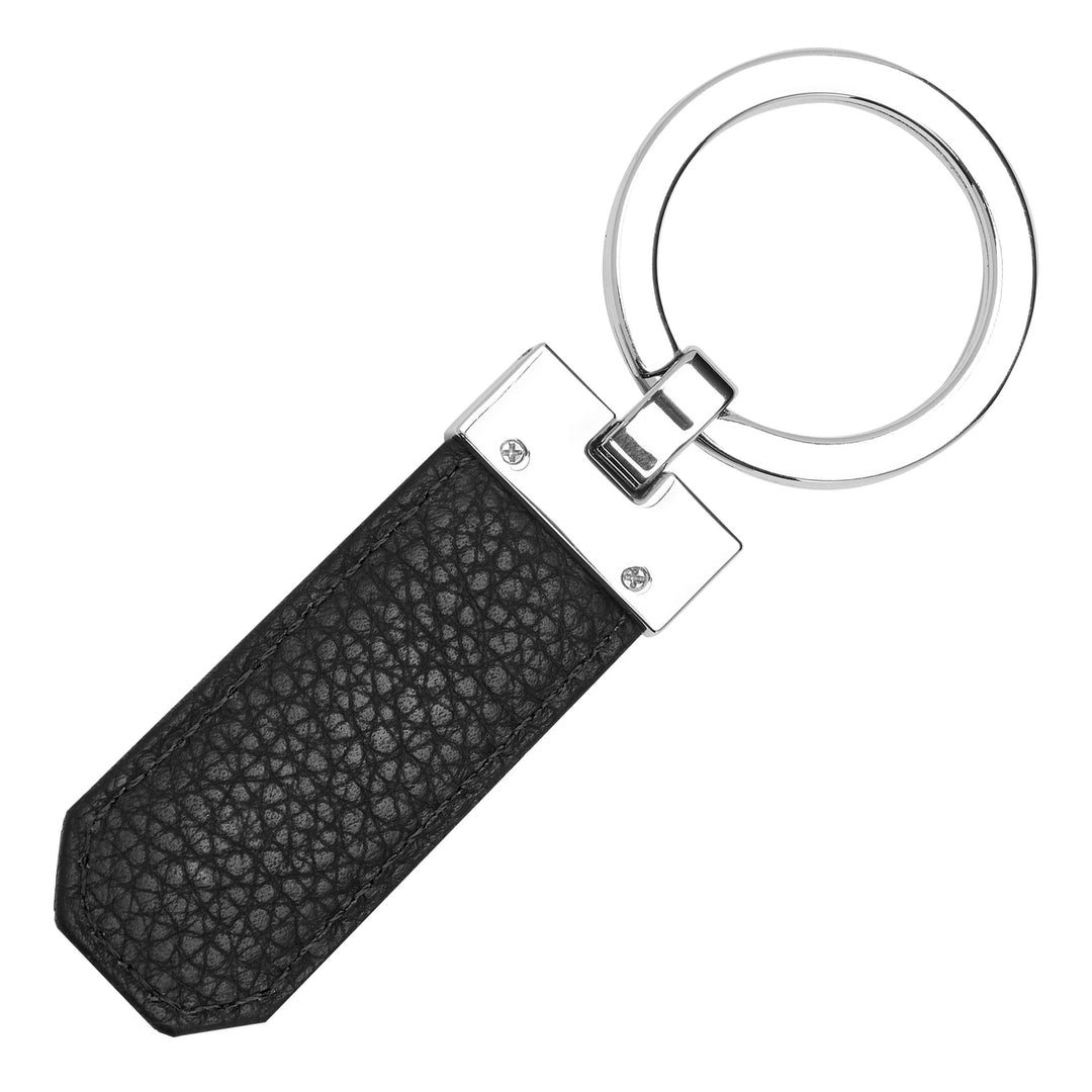 Hugo Boss Classic Black Granulated Keyring HAK416A