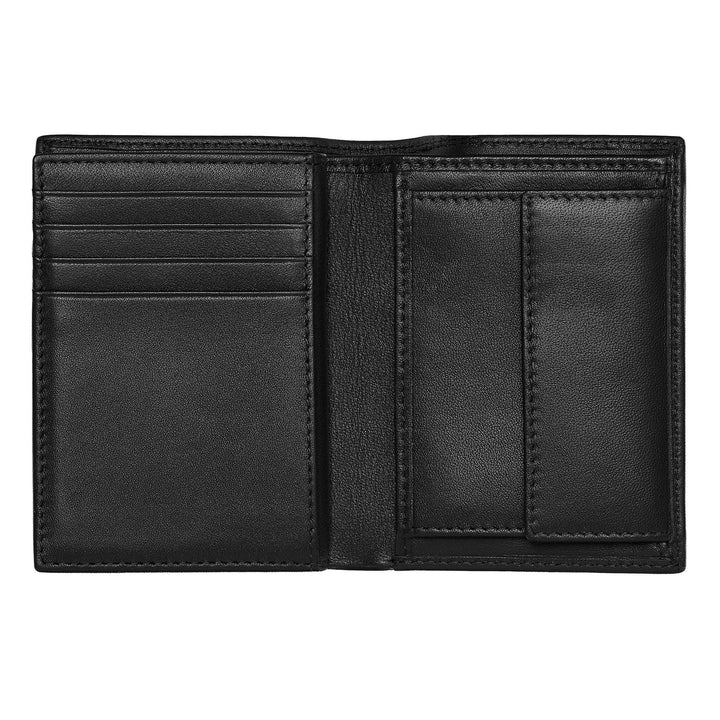 Hugo Boss Kartenhalter mit Klappe und Geldfach Classic Grained Black HLG416A