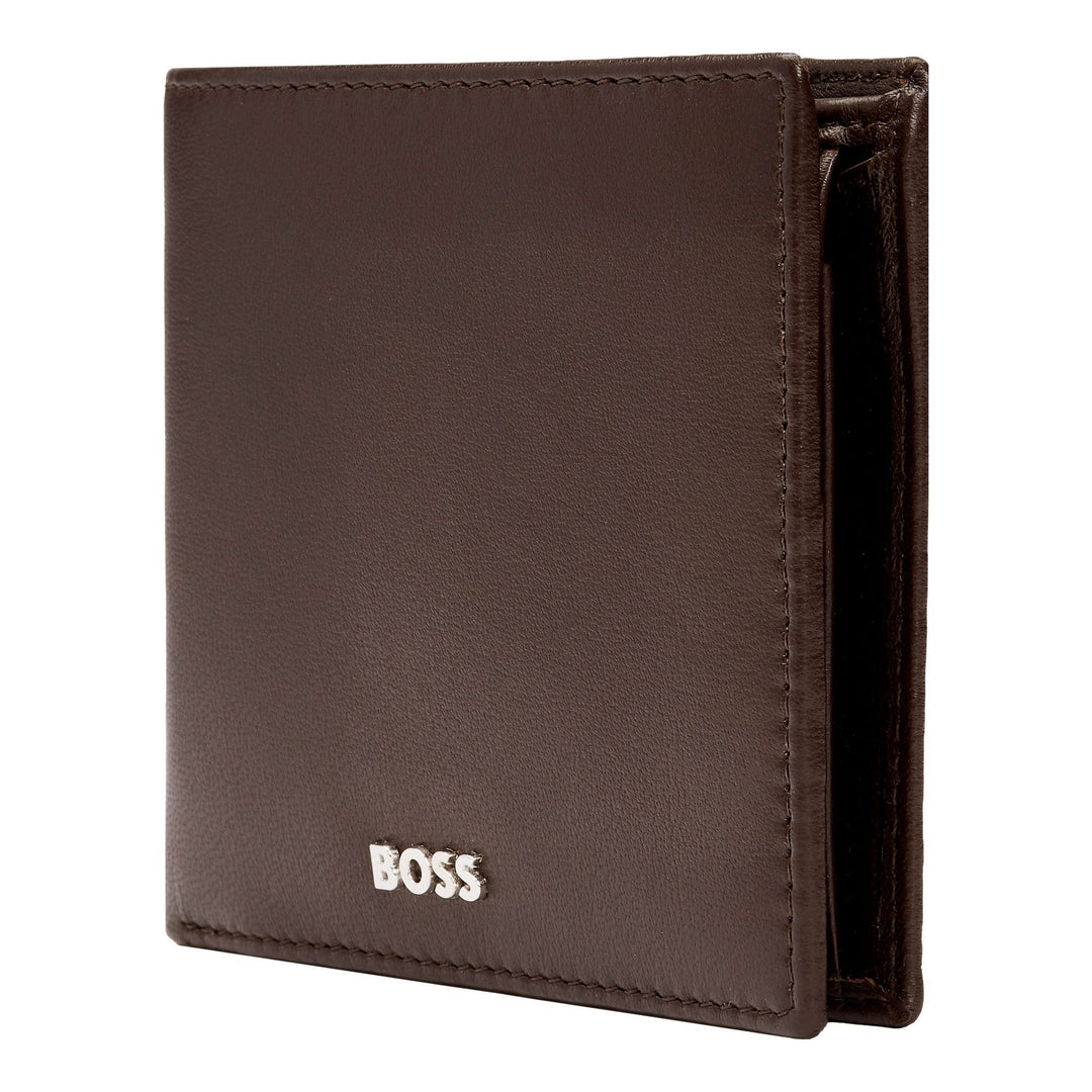 Hugo Boss Portemonnee Classic Glad Bruin HLM403Y