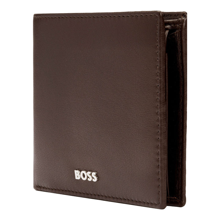 Hugo Boss Portemonnee Classic Glad Bruin HLM403Y