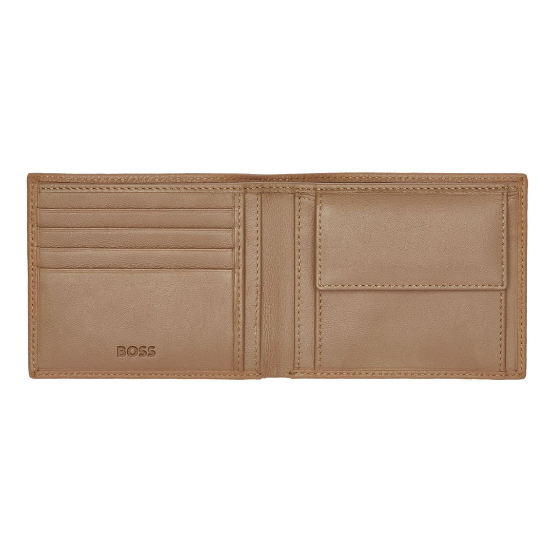 Hugo Boss Classic Granulated Camel Money-portemonnee HLM416X