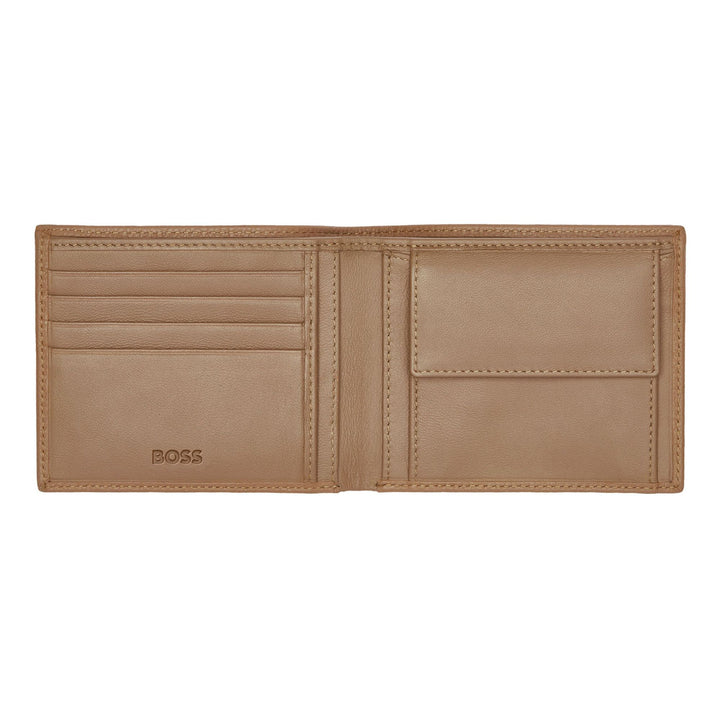 Hugo Boss Classic Granulated Camel Money-portemonnee HLM416X