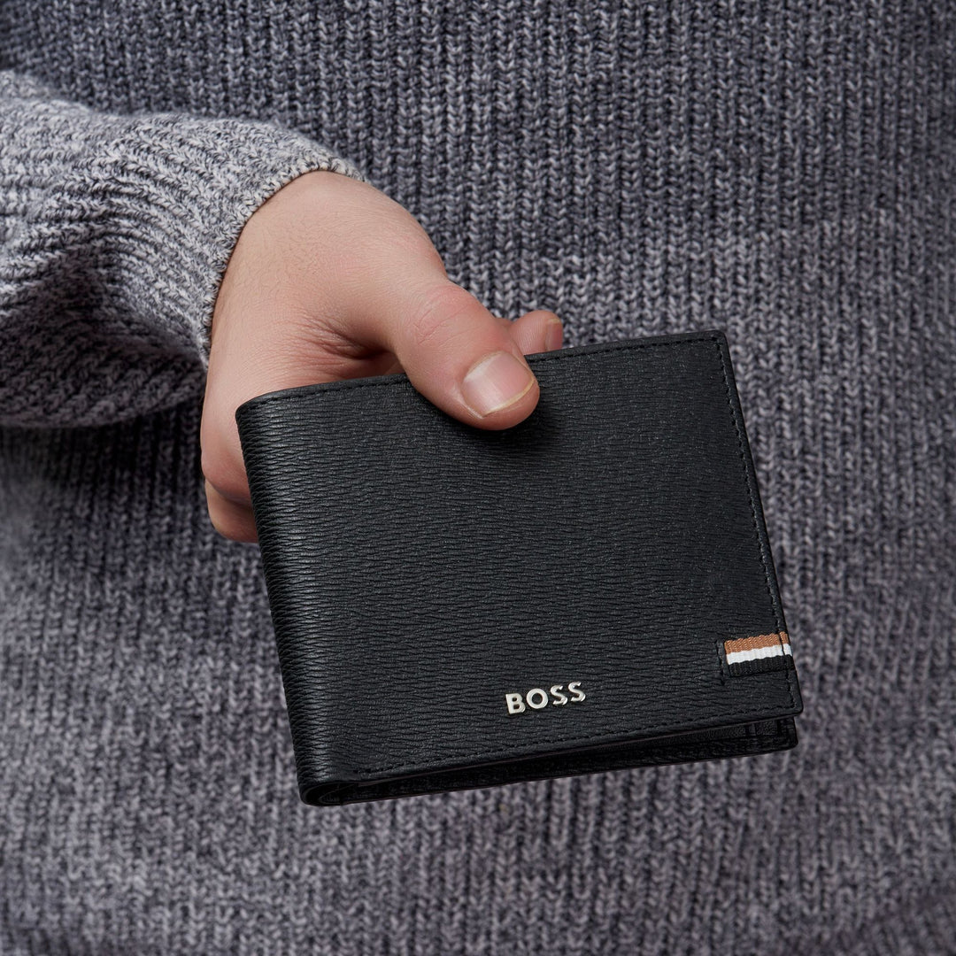 Hugo Boss Money wallet with flap Iconic Black HLN421A