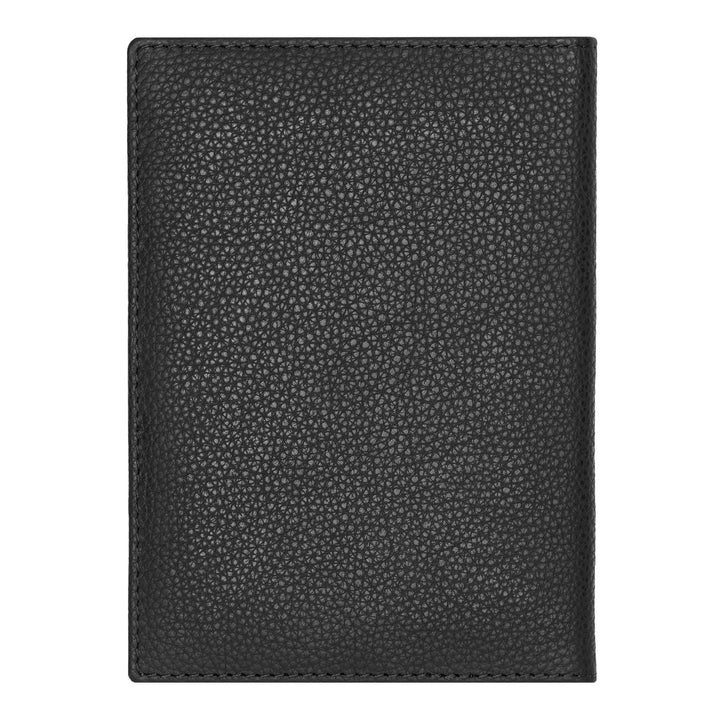 Hugo Boss Reisepasshülle Klassisch genarbtes Schwarz HLP416A