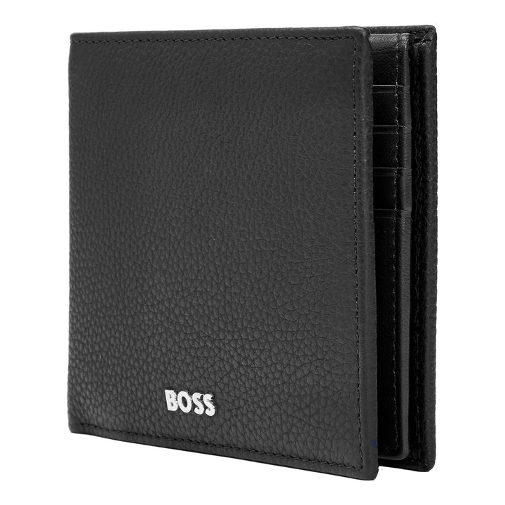 Hugo Boss Classic Flap Wallet Granuliertes Schwarz HLY416A