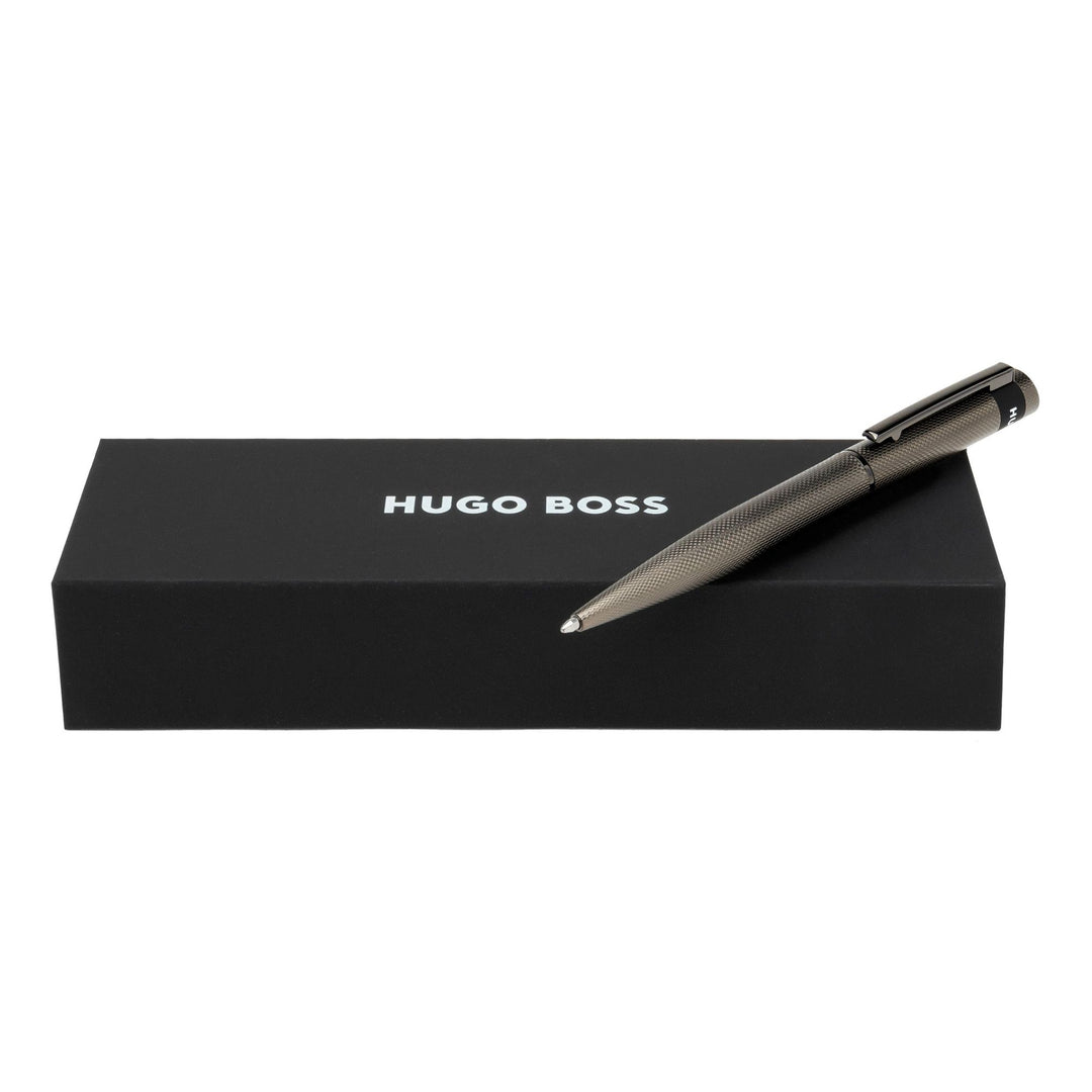 Stylo à bille Hugo Boss Loop Diamond Gun HSW3674D