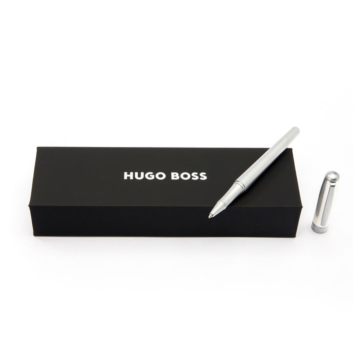 Hugo Boss Essential Metalen Rollerball Pen Zilver HSY4875C