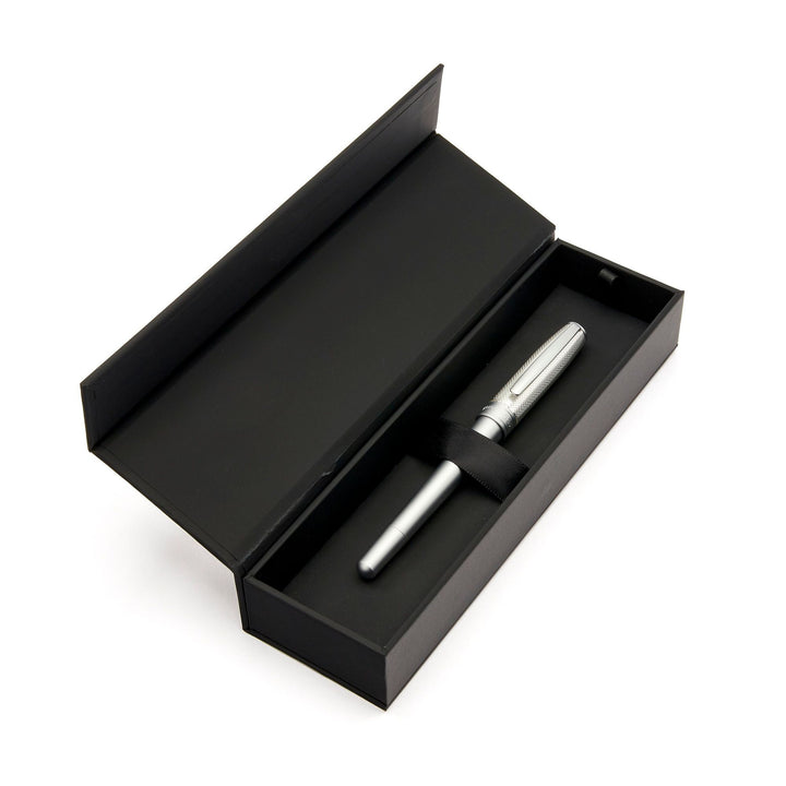 Hugo Boss Essential Metalen Rollerball Pen Zilver HSY4875C