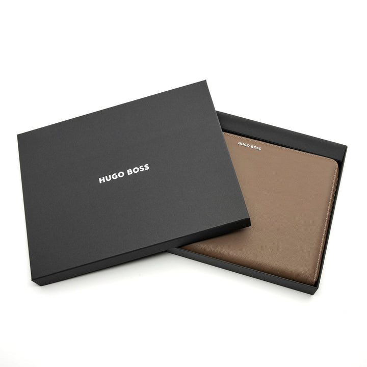 Porte-documents zippé A4 Hugo Boss Pure Iconic Camel HTA410X