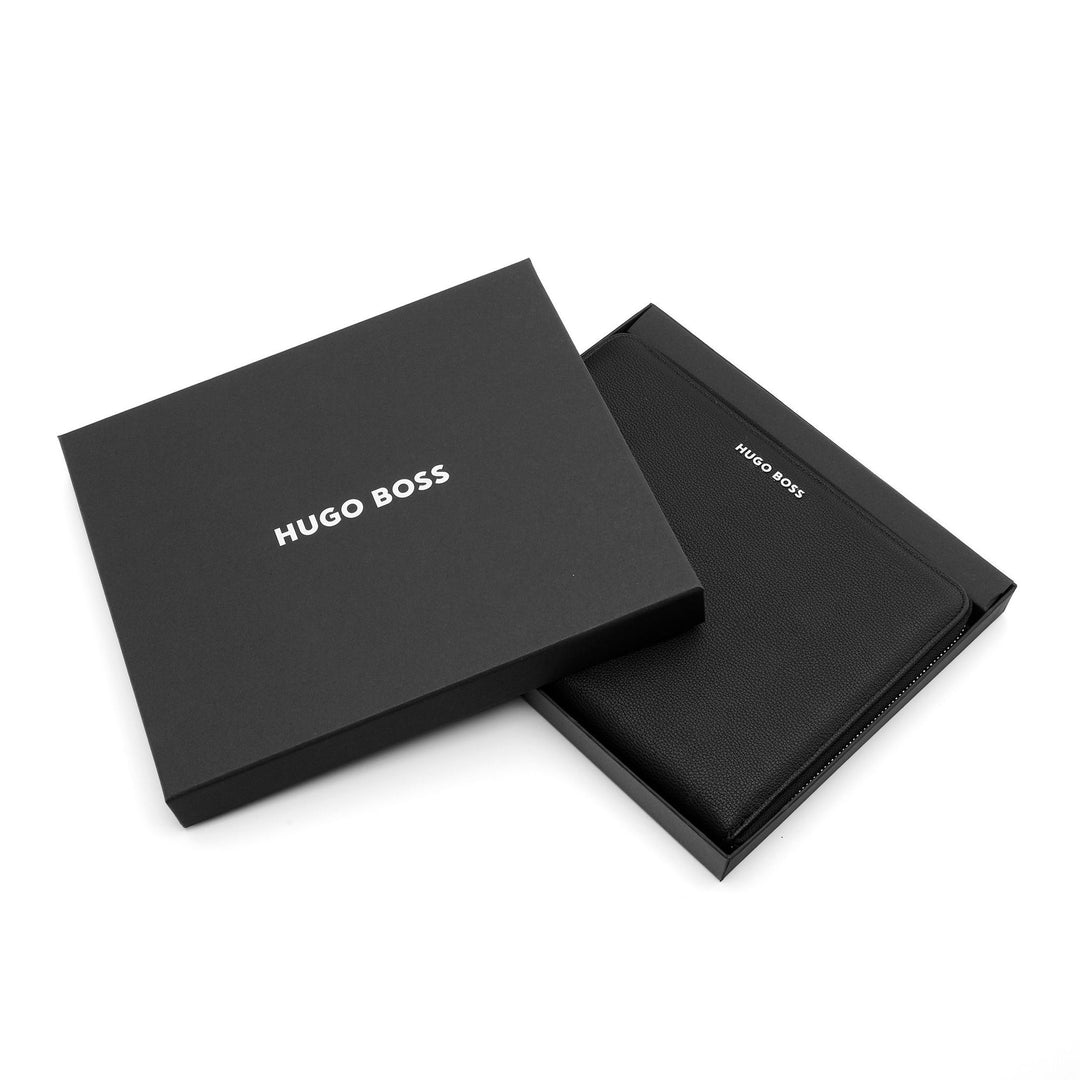 Hugo Boss A5 Conferentiemap Puur Iconisch Zwart HTM410A