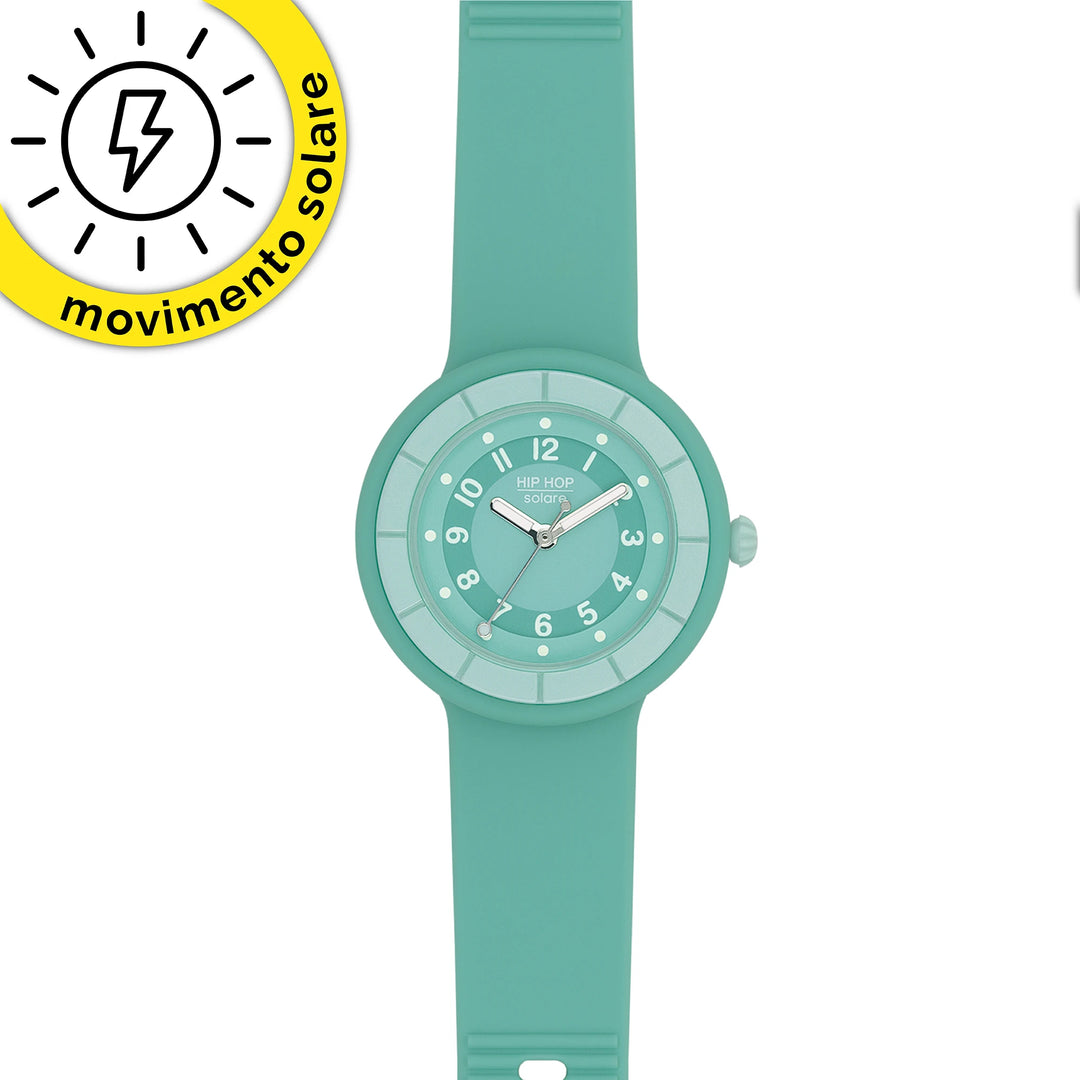 Montre Hip Hop WATER GREEN Hero.Dot Solar Collection 34mm HWU1207