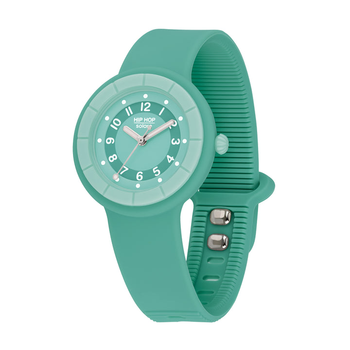 Montre Hip Hop WATER GREEN Hero.Dot Solar Collection 34mm HWU1207