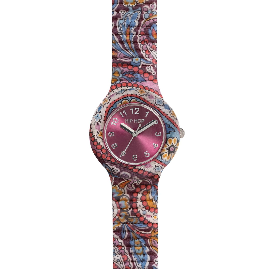 Hip Hop Bordeaux Uhr Paisley Collection 32mm Hwu1241