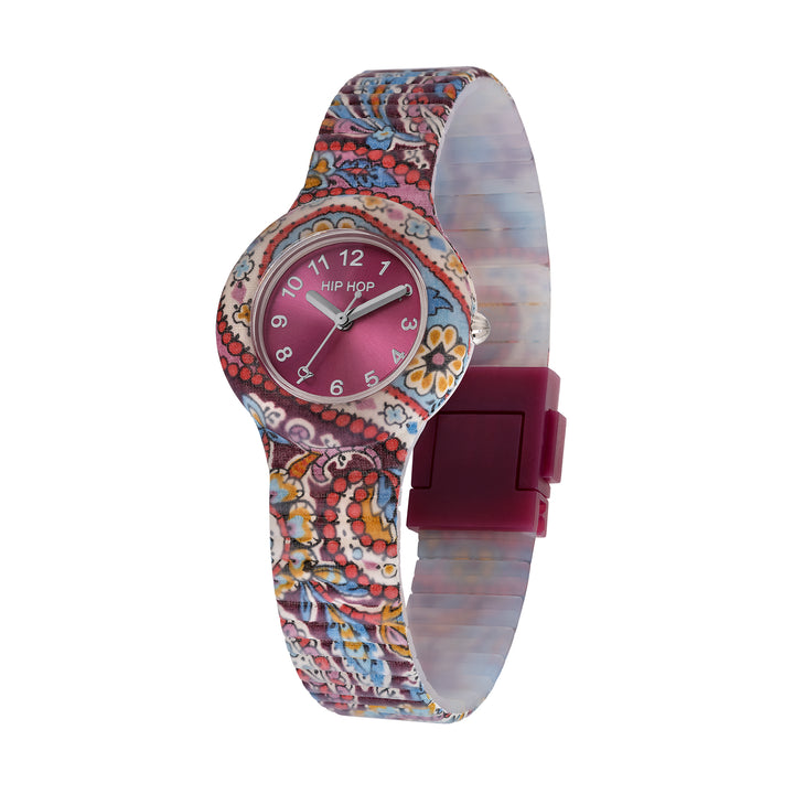 Hip Hop Bordeaux Uhr Paisley Collection 32mm Hwu1241