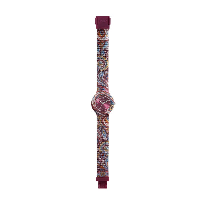 Hip Hop Bordeaux Uhr Paisley Collection 32mm Hwu1241