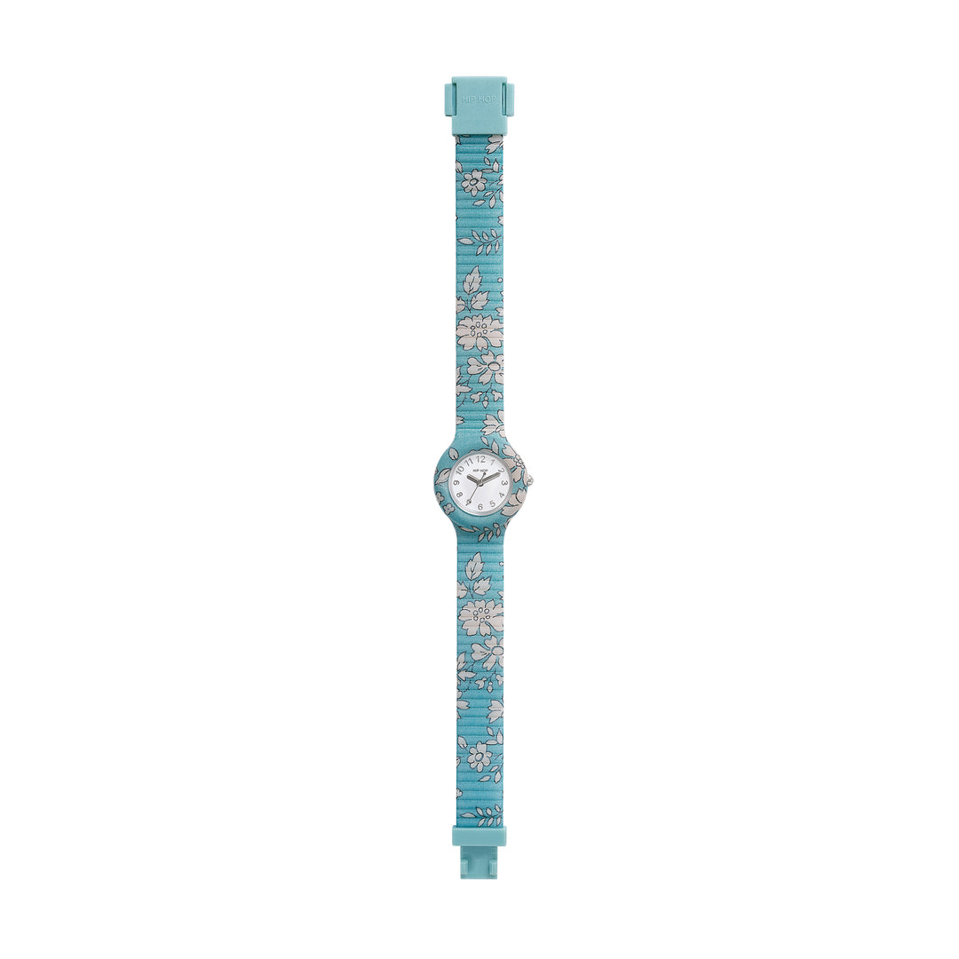 Hip Hop Light Blue Winter Blossom Collection 28mm Hwu1251 watch watch