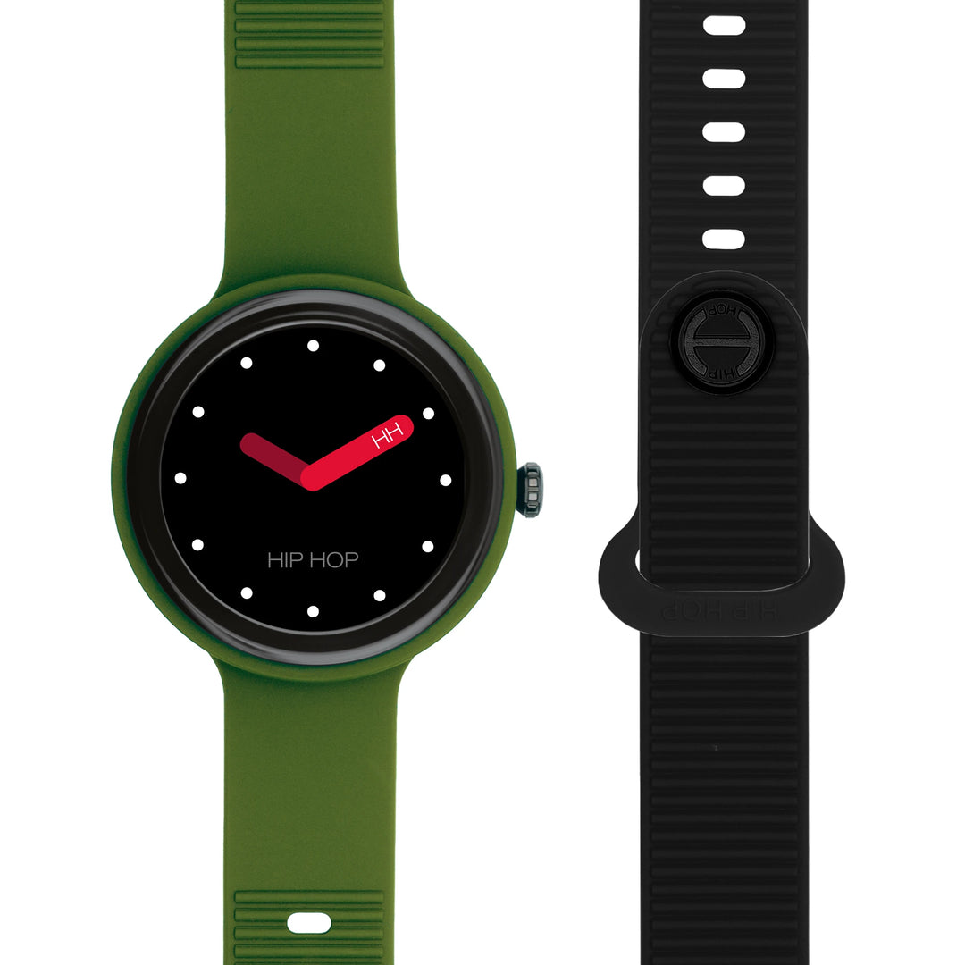 Hip Hop Smartwatch Grün/Schwarz Hero.Next 41mm HWU1315