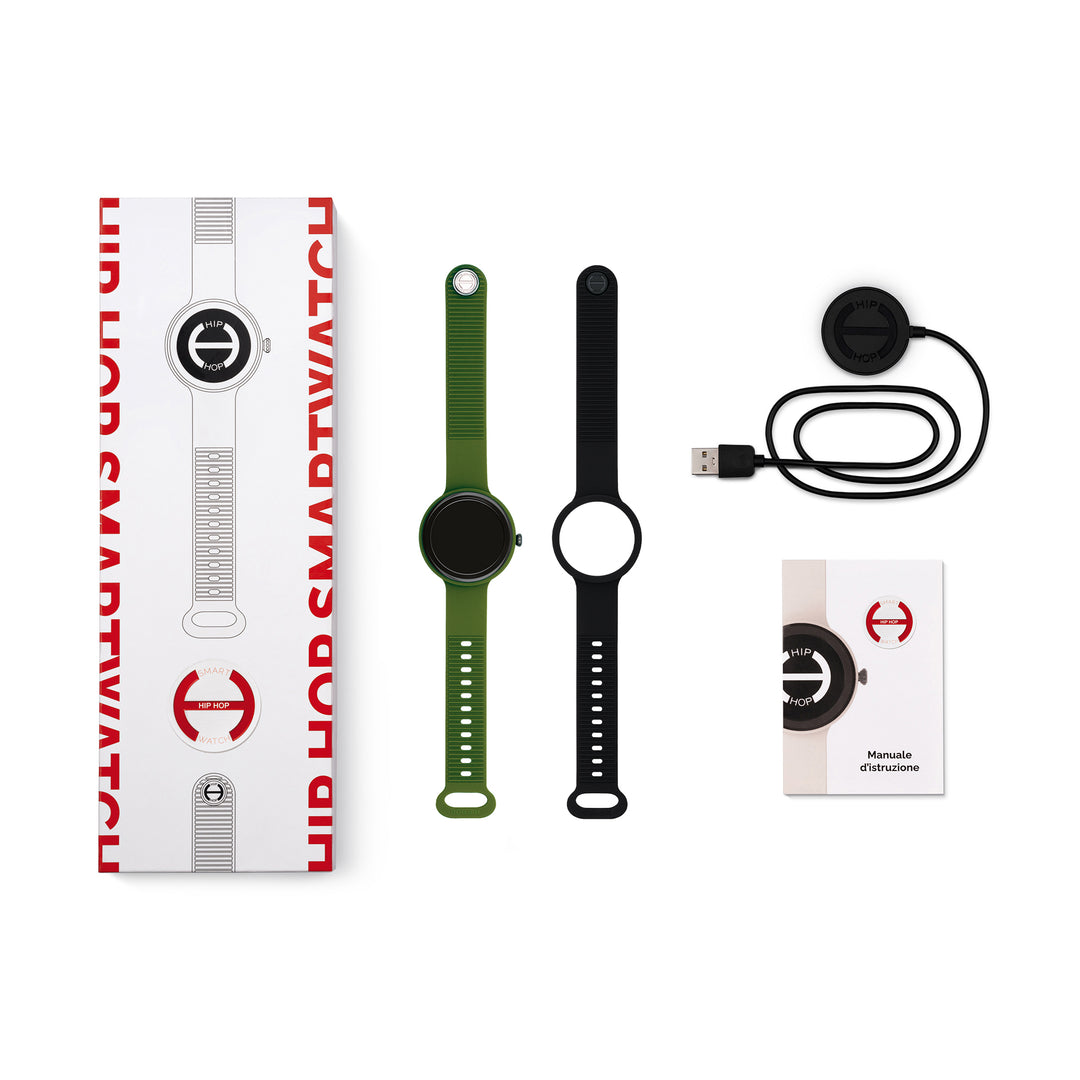 Hip Hop Smartwatch Grün/Schwarz Hero.Next 41mm HWU1315