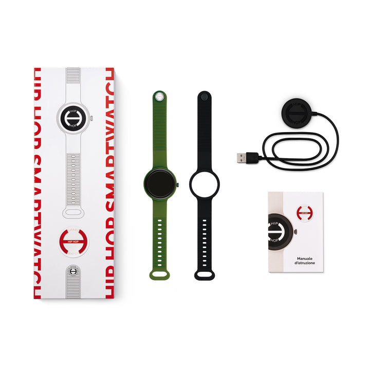 Hip Hop Smartwatch Grün/Schwarz Hero.Next 41mm HWU1315
