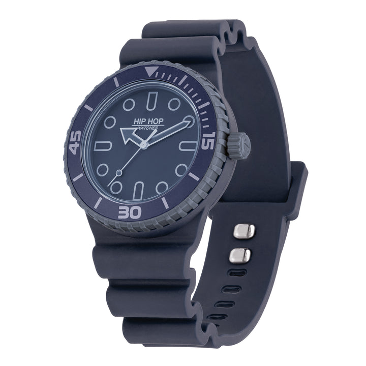 Hiphophorloge BLAUW/ICE Master-collectie 41 mm HWU13333