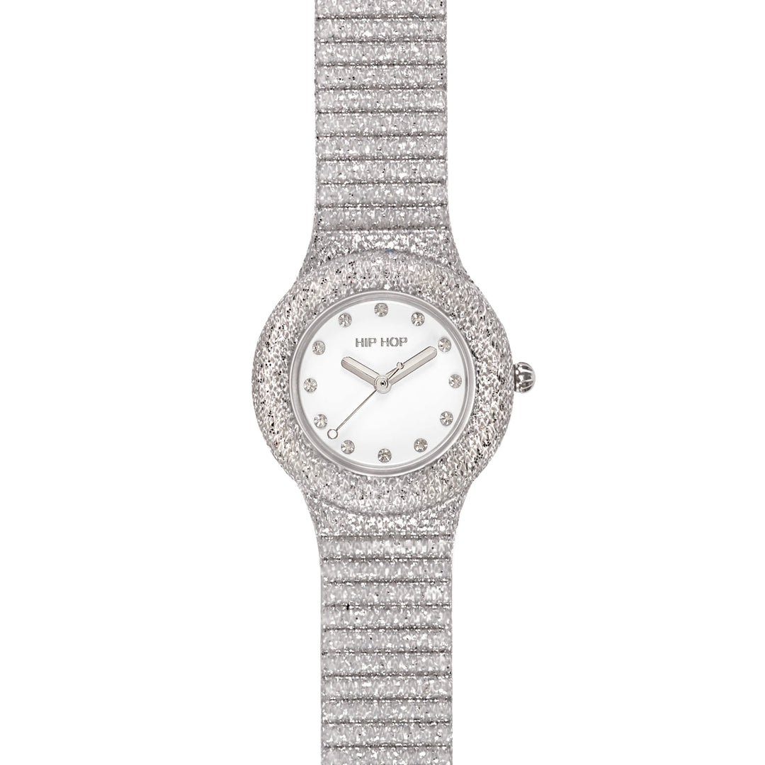 Hip Hop horloge Silver Shimmer Crush 32mm HWU1336