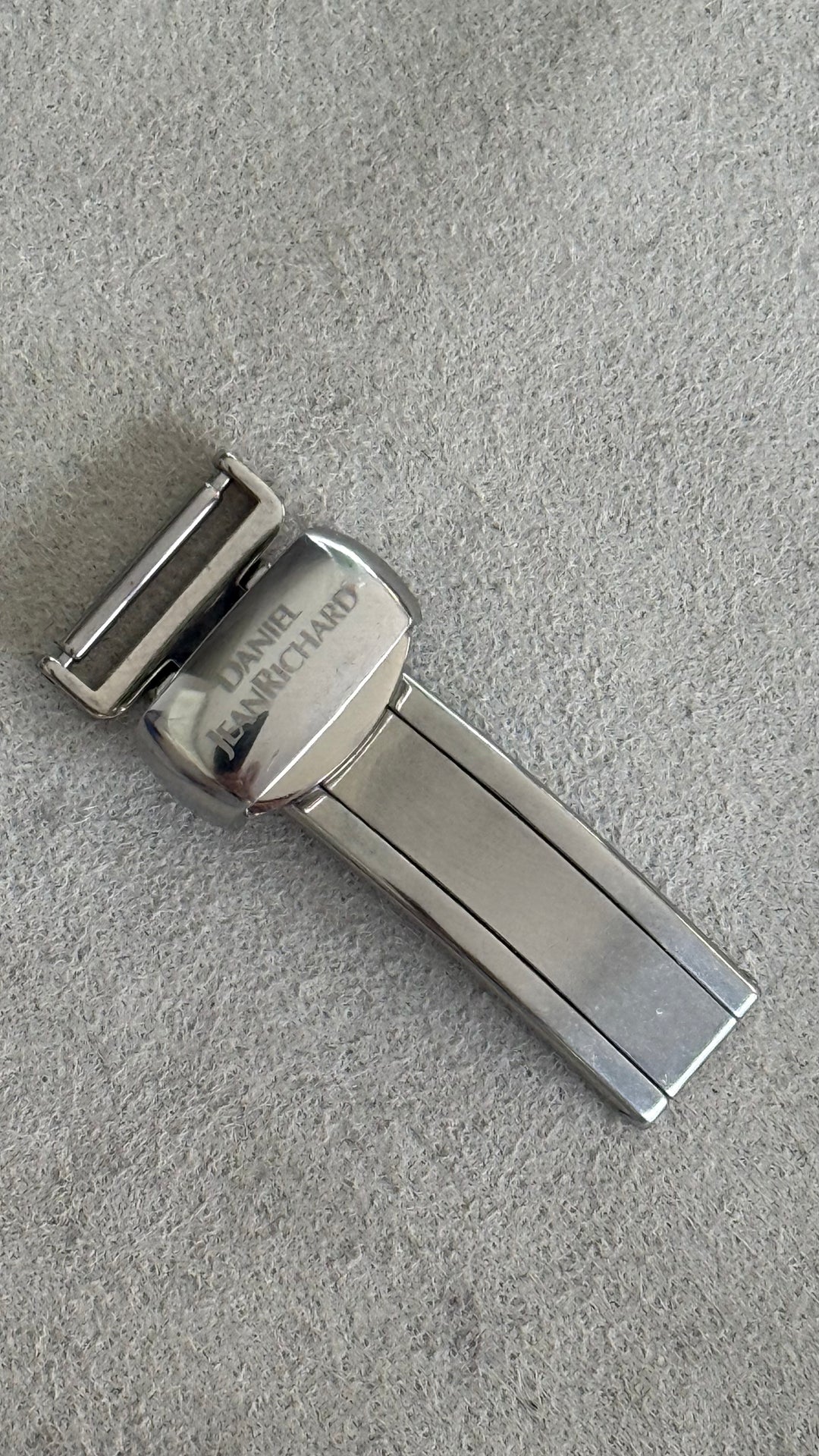 Vouwgesp voor Daniel JeanRichard stalen horloge 12 mm