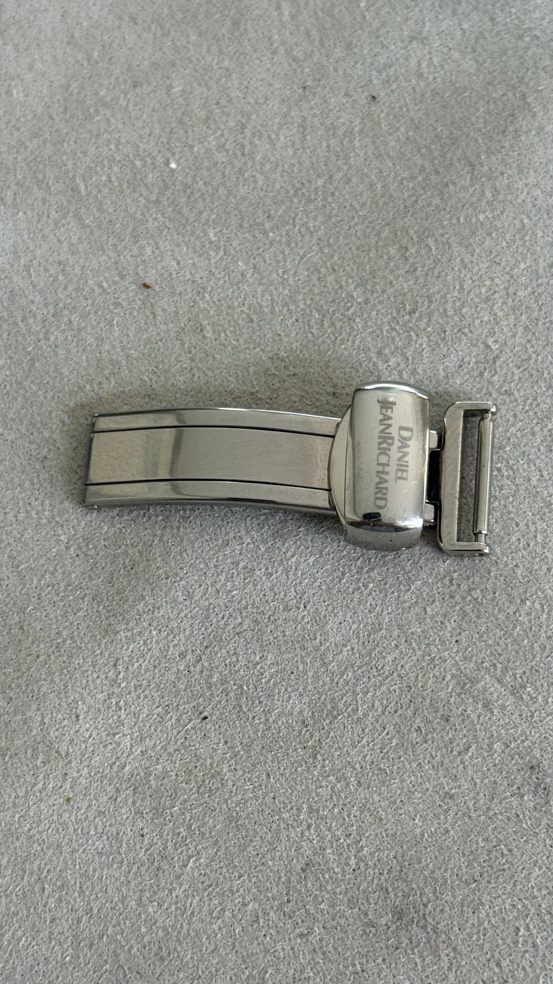 Vouwgesp voor Daniel JeanRichard stalen horloge 12 mm