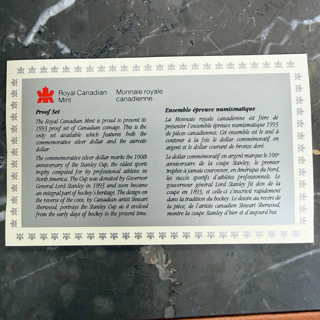 Royal Canadian Mint 1993 Kanada Münzset