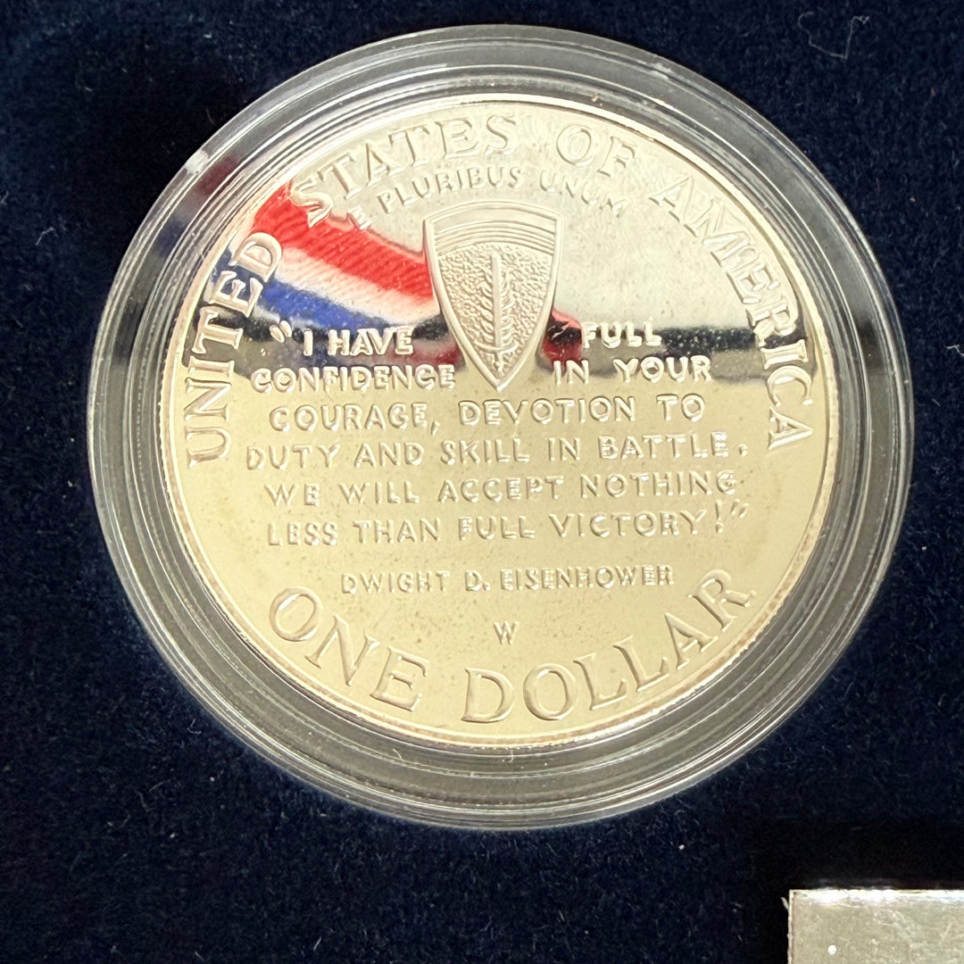 United States 50th Anniversary World War II Silver Coin Set