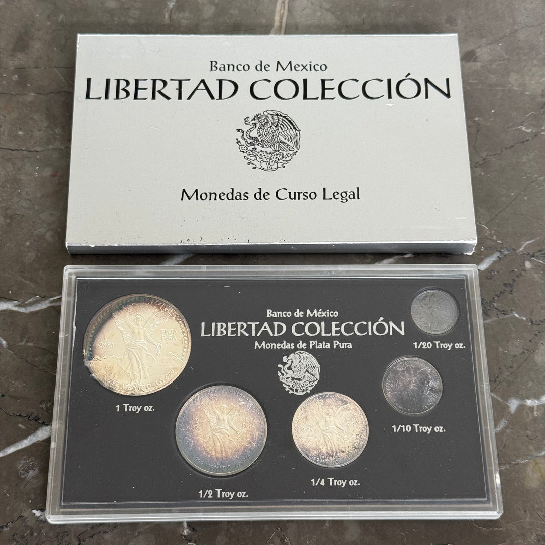 Banco de Mexico Libertad Colección 1992 zilveren munten