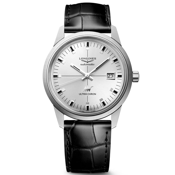 Longines watch Ultra-Chron Classic 37mm silver automatic steel L2.537.4.72.2