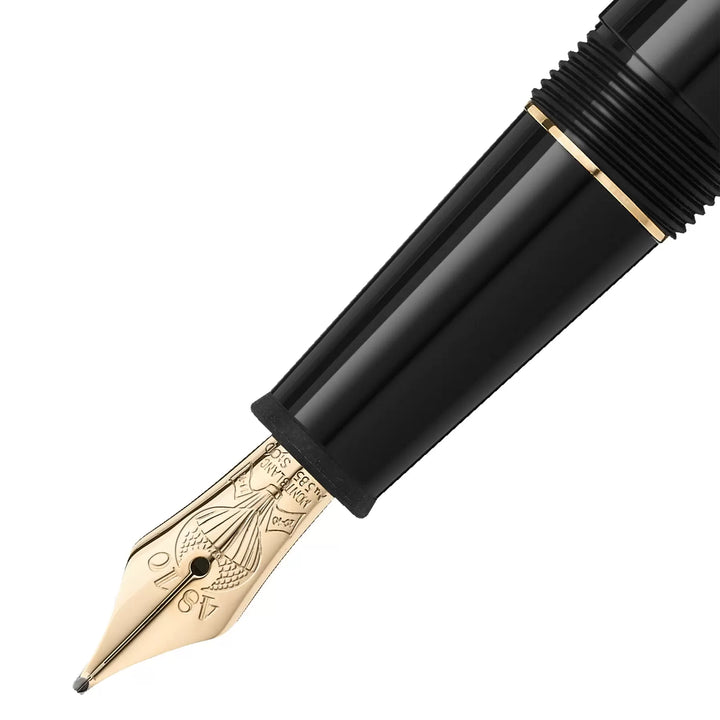 Montblanc vulpen Meisterstück Around The World in 80 days antraciet punt M 128472