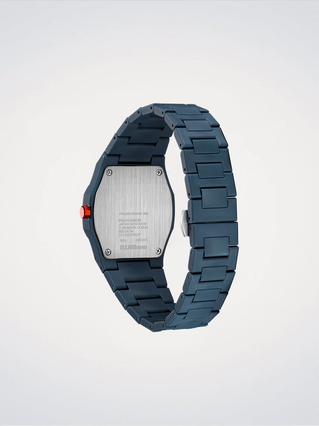 D1 Milano Blue Legacy Polycarbon-Uhr 40,5 mm D1-PCBJ41