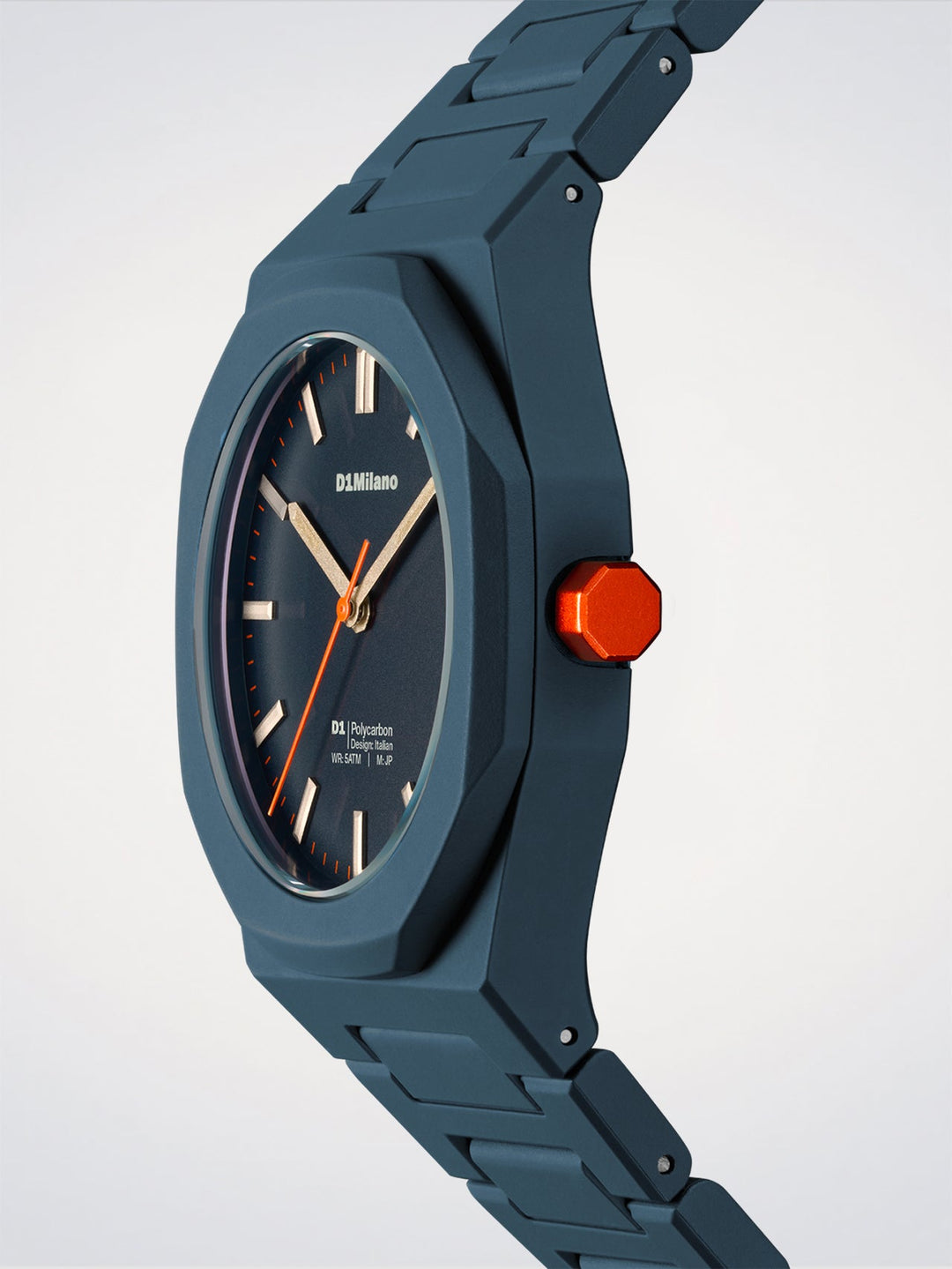 D1 Milano Blue Legacy Polycarbon-Uhr 40,5 mm D1-PCBJ41