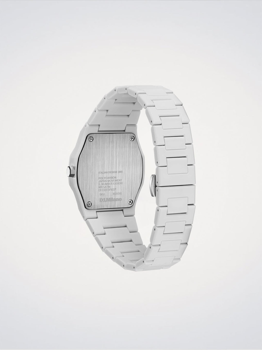 D1 Milano Binary Pulse Polykarbonuhr 40,5 mm D1-PCBJ49