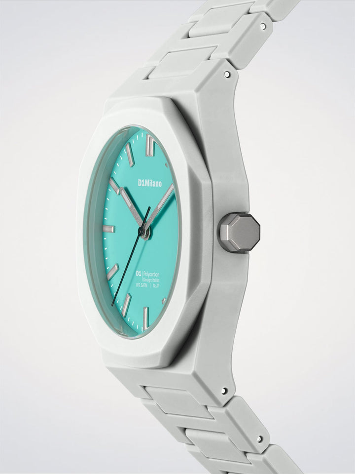 D1 Milano Binary Pulse Polykarbonuhr 40,5 mm D1-PCBJ49