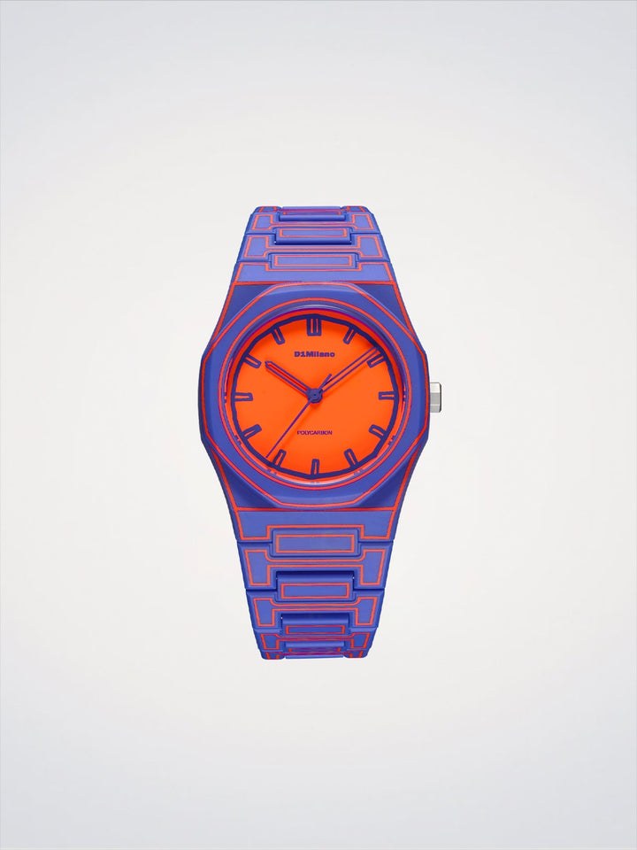 D1 Milano Electric Sketch Polycarbonat-Uhr 37 mm D1-PCBU22